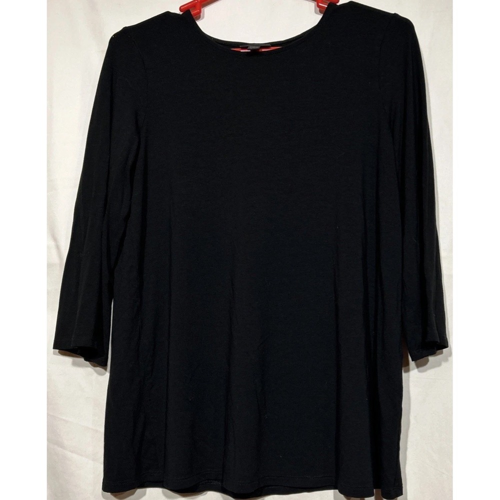 Mimimalist J.Jill Office Wearever Collection Pullover Sz SP Black Lagenlook
